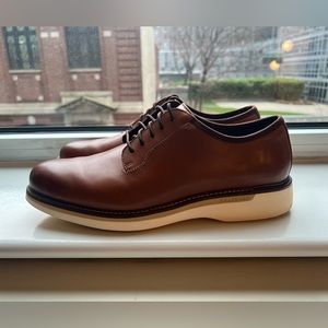 Cole Haan Shoes Mens Size 10 Grand Ambition Postman Oxford Brown Leather 360